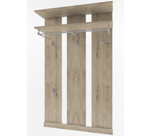 Настенная вешалка для одежды Оскар 90 с полками Настенная вешалка для одежды Оскар 90 с полками