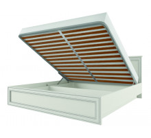 Двуспальная кровать Тиффани 140 крем вудлайн с подъемным механизмом Двуспальная кровать Тиффани 140 крем вудлайн с подъемным механизмом