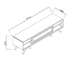 Тумба под ТВ в гостиную Алегро ALEG-15 Тумба под ТВ в гостиную Алегро ALEG-15