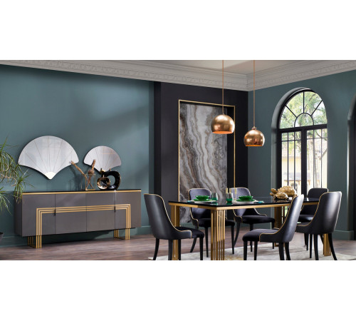 Длинный комод для посуды в гостиную Carlino CARL-10 Длинный комод для посуды в гостиную Carlino CARL-10