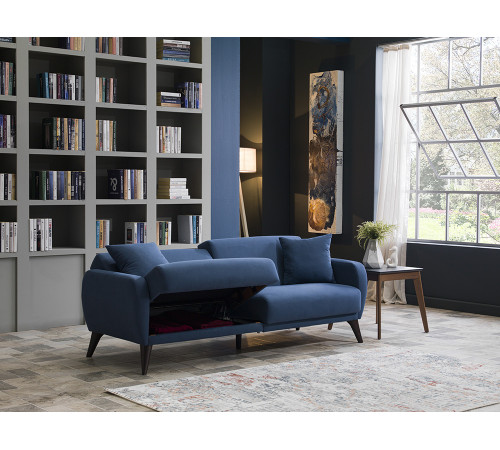 Трехместный Диван-кровать Flexy Флекси (синий) Трехместный Диван-кровать Flexy Флекси (синий)