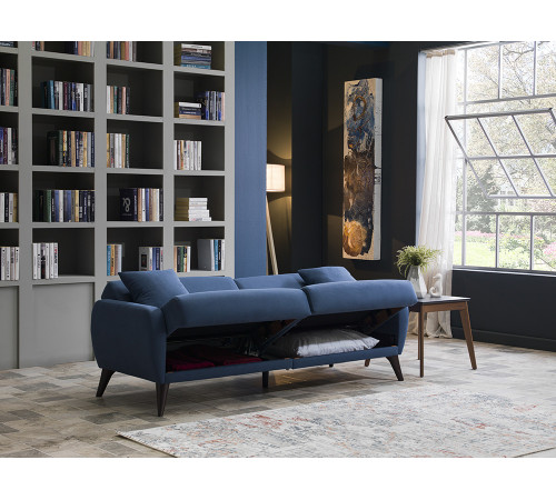 Трехместный Диван-кровать Flexy Флекси (синий) Трехместный Диван-кровать Flexy Флекси (синий)