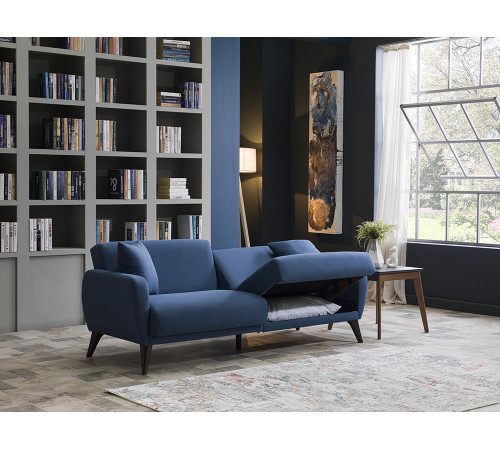 Трехместный Диван-кровать Flexy Флекси (синий) Трехместный Диван-кровать Flexy Флекси (синий)