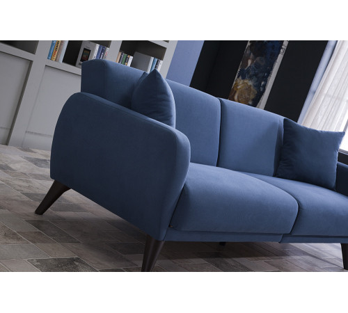 Трехместный Диван-кровать Flexy Флекси (синий) Трехместный Диван-кровать Flexy Флекси (синий)