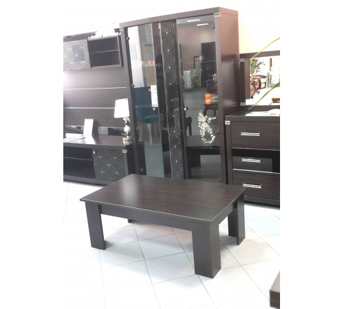 Журнальный столик в гостиную Мира MIRA-08 венге без стекла Журнальный столик в гостиную Мира MIRA-08 венге без стекла