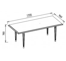 Обеденный стол раздвижной Gravita (Гравита) GRAV-14 Обеденный стол раздвижной Gravita (Гравита) GRAV-14
