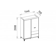 Шкаф купе Менти (Menty) MENTY-19 Шкаф купе Менти (Menty) MENTY-19