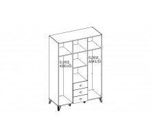 Трехдверный шкаф Менти (Menty) MENTY-21 Трехдверный шкаф Менти (Menty) MENTY-21