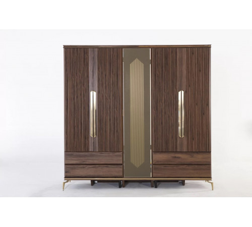 Пятистворчатый шкаф Монтего MONT-33 Пятистворчатый шкаф Монтего MONT-33