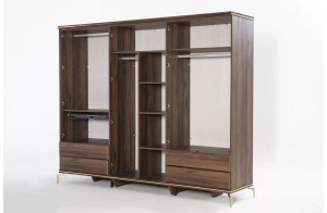 Шестистворчатый шкаф Монтего MONT-34 Шестистворчатый шкаф Монтего MONT-34