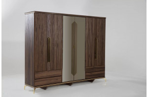 Шестистворчатый шкаф Монтего MONT-34 Шестистворчатый шкаф Монтего MONT-34