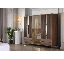 Шестистворчатый шкаф Монтего MONT-34 Шестистворчатый шкаф Монтего MONT-34