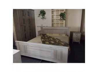 Двуспальная кровать Доминика БМ-2120-01 (белый воск) 1800 мм