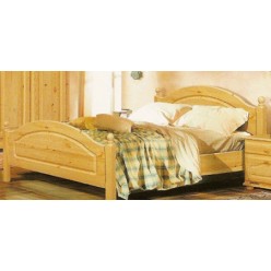 Двуспальная кровать Лотос сосна Б-1090-11 (натуральная сосна) 1600 мм