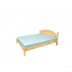 Двуспальная кровать Лотос сосна Б-1090-21 (натуральная сосна) 1600 мм