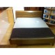 Двуспальная кровать 2-16 "Лайма 6010" БМ661, с решетчатой спинкой (дуб рустикаль)