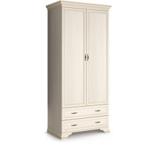 Шкаф Сиена 2-х дверных (Бодега Белый) Шкаф Сиена 2-х дверных (Бодега Белый)