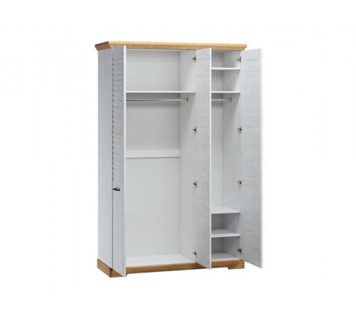 Трехстворчатый шкаф для одежды СК-7 (СА/ОРН) Кантри с зеркалом Трехстворчатый шкаф для одежды СК-7 (СА/ОРН) Кантри с зеркалом