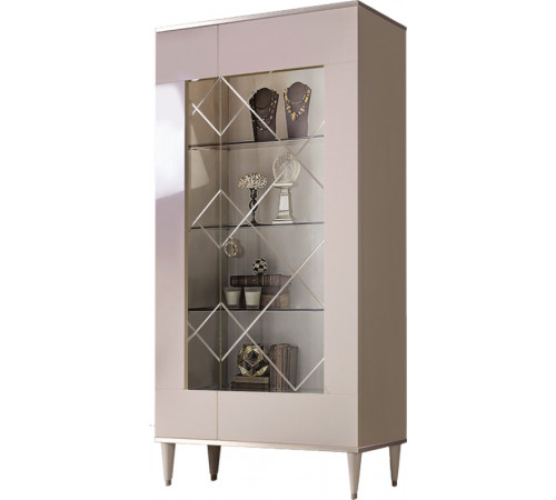 Шкаф витрина Rimini РМВ2-2С правый (слоновая кость) Шкаф витрина Rimini РМВ2-2С правый (слоновая кость)