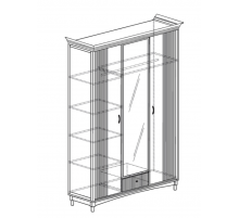 Трехдверный шкаф Мартина 821 Трехдверный шкаф Мартина 821