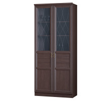 Шкаф витрина в гостиную Лира 39 темный Шкаф витрина в гостиную Лира 39 темный